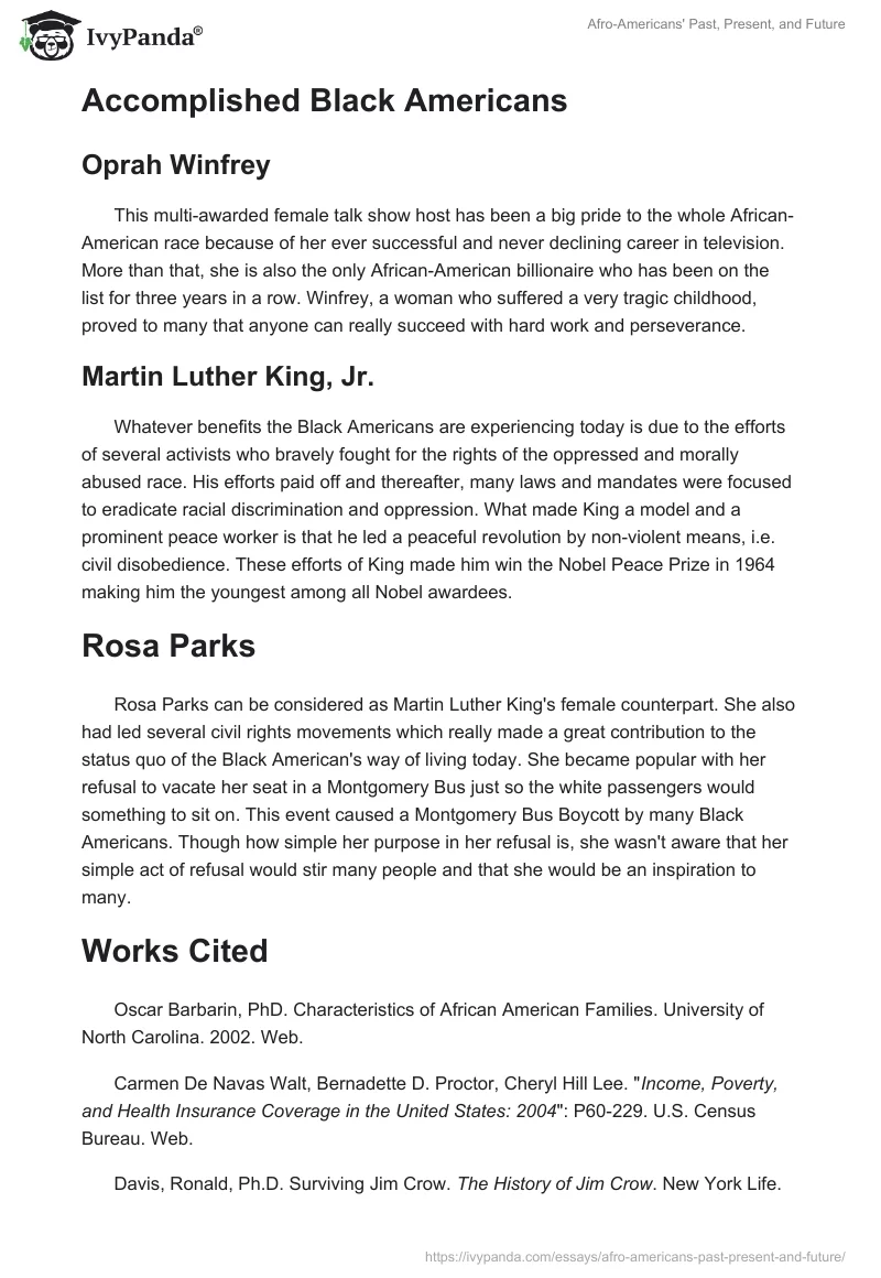 Afro-Americans' Past, Present, and Future. Page 3