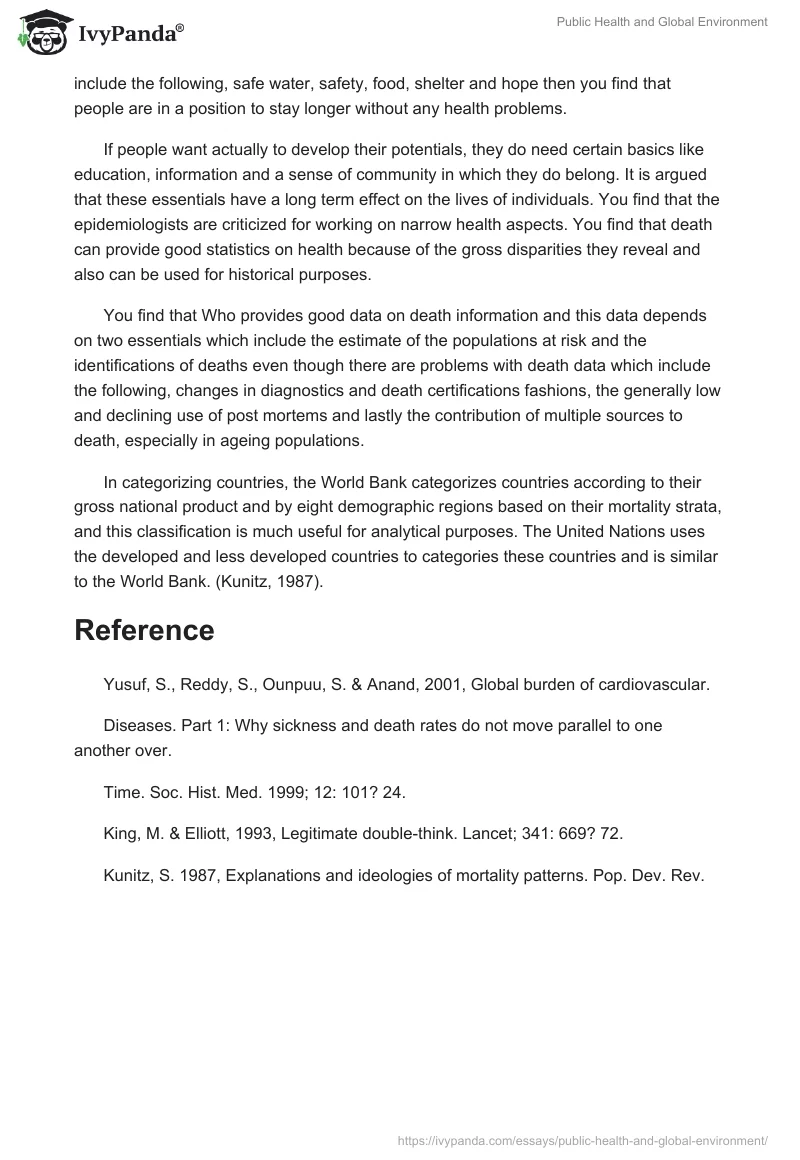 Public Health and Global Environment. Page 3