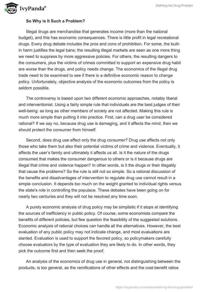 Defining the Drug Problem. Page 2