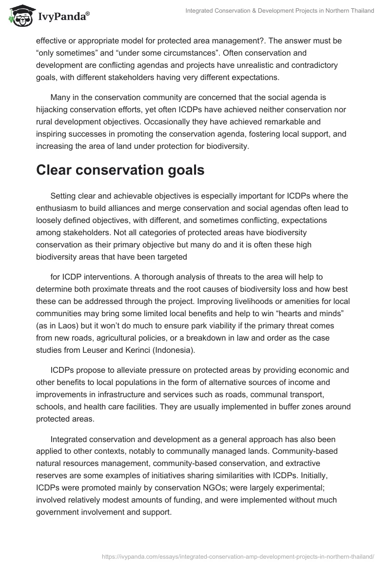 Integrated Conservation & Development Projects in Northern Thailand. Page 4