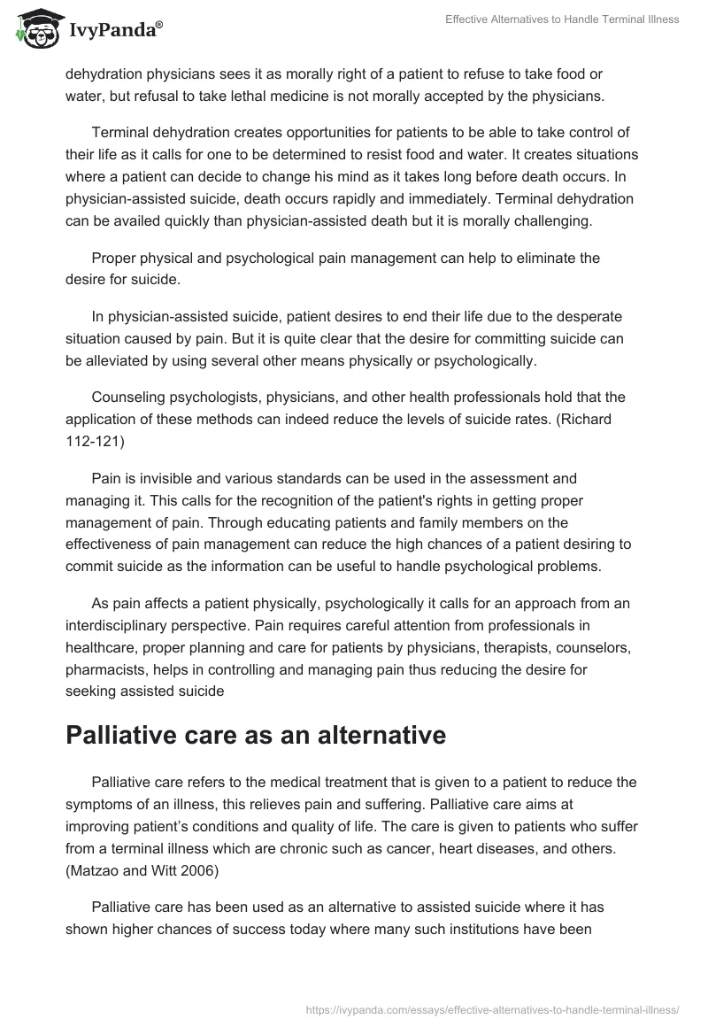 Effective Alternatives to Handle Terminal Illness. Page 3