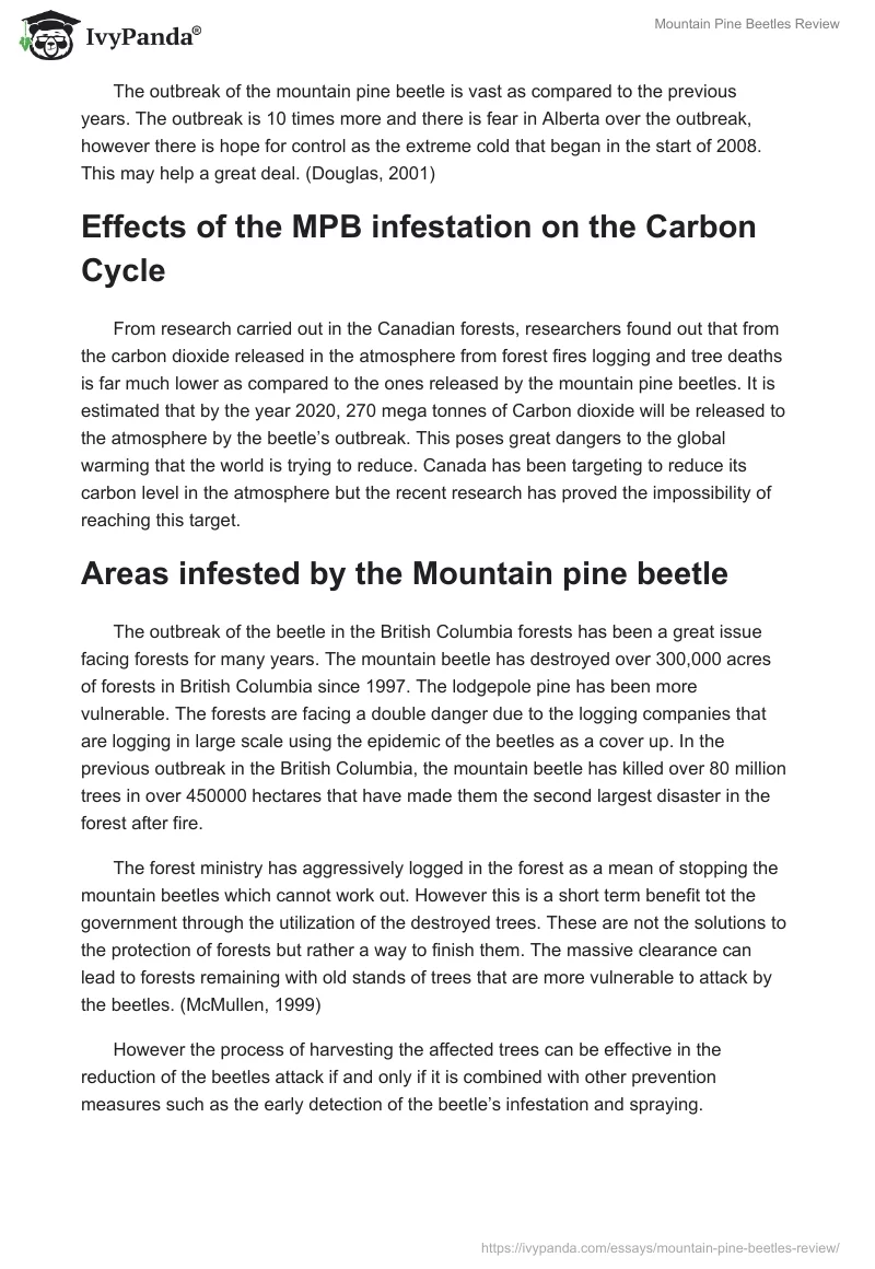Mountain Pine Beetles Review. Page 5
