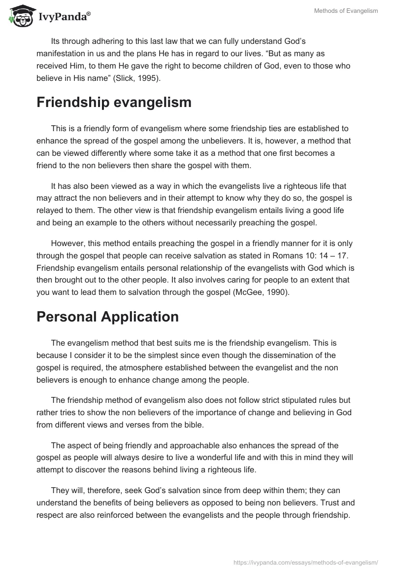 Methods of Evangelism. Page 3