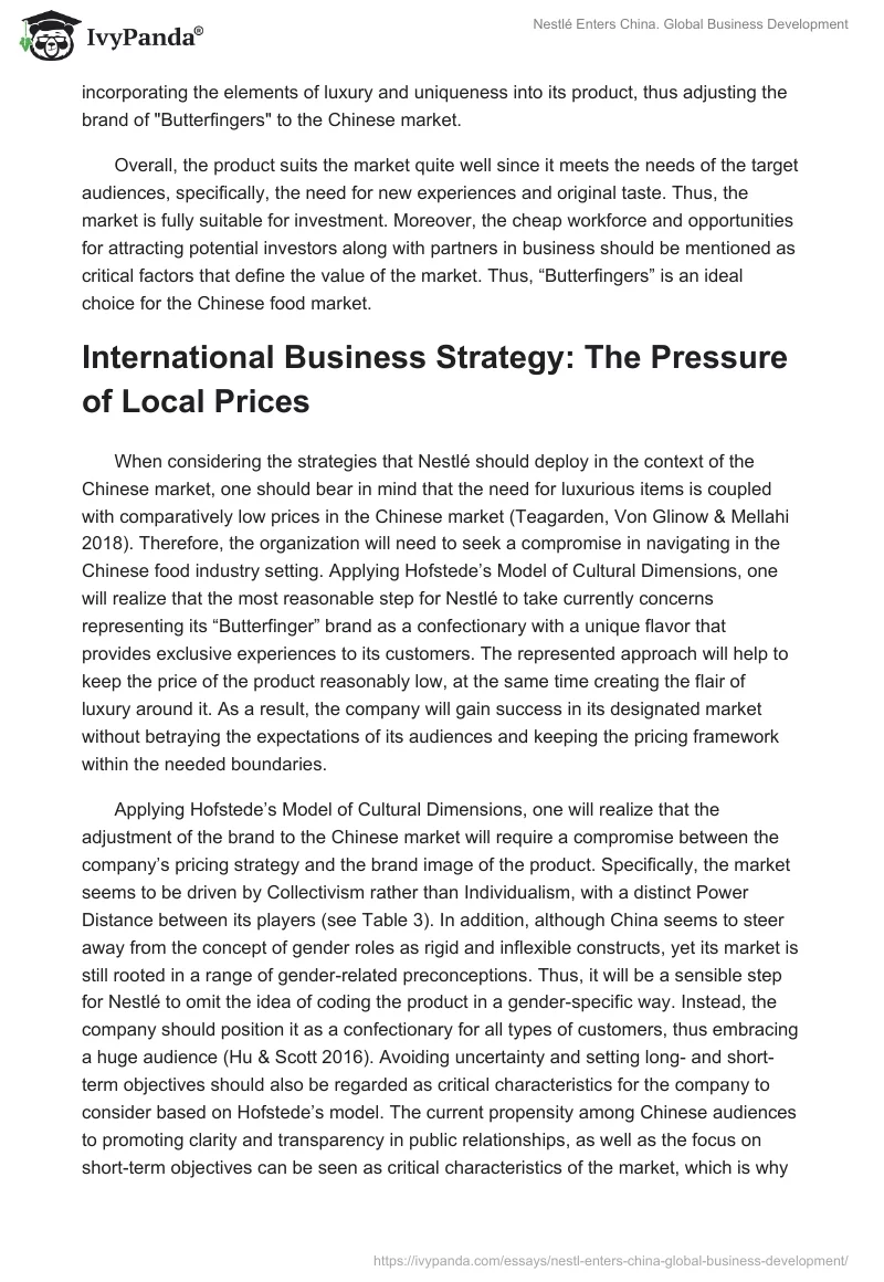 Nestlé Enters China. Global Business Development. Page 5