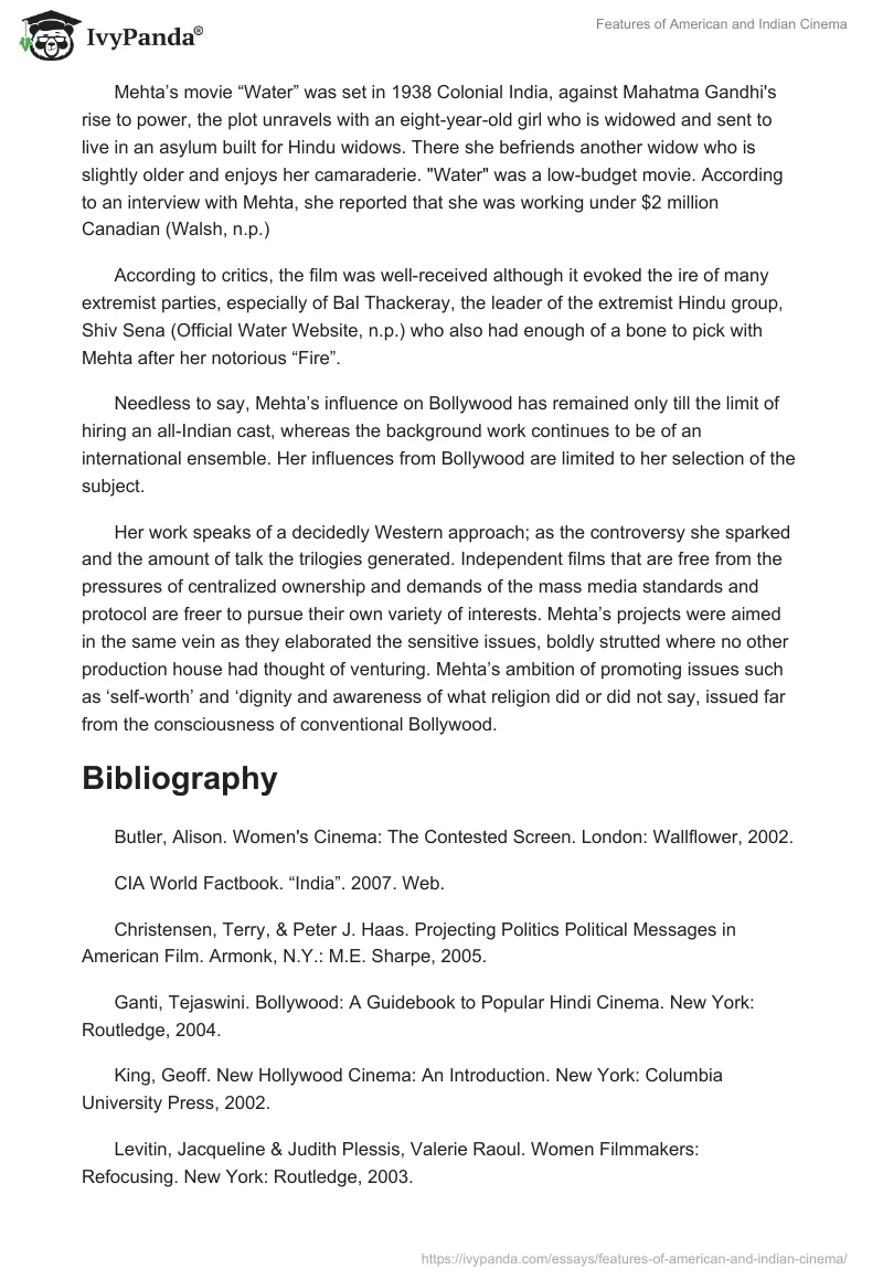 Features of American and Indian Cinema. Page 5