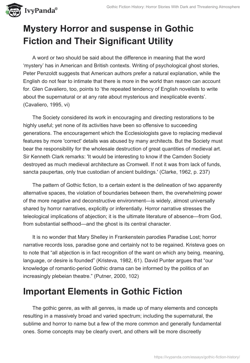 Gothic Fiction History: Horror Stories With Dark and Threatening Atmosphere. Page 5