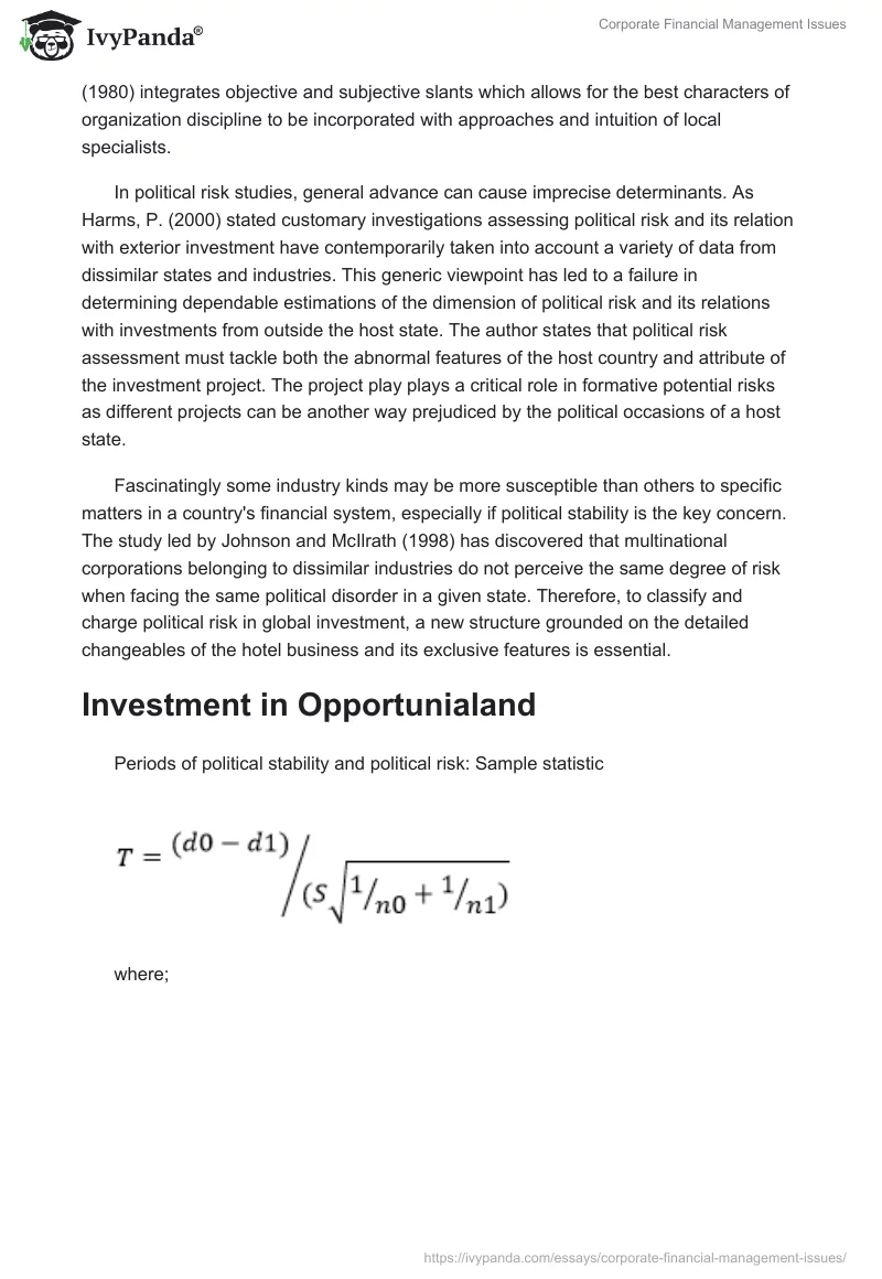 Corporate Financial Management Issues. Page 3