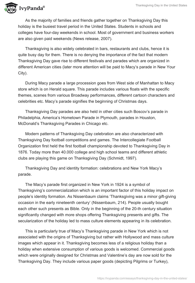 Thanksgiving Day in the United States. Page 5