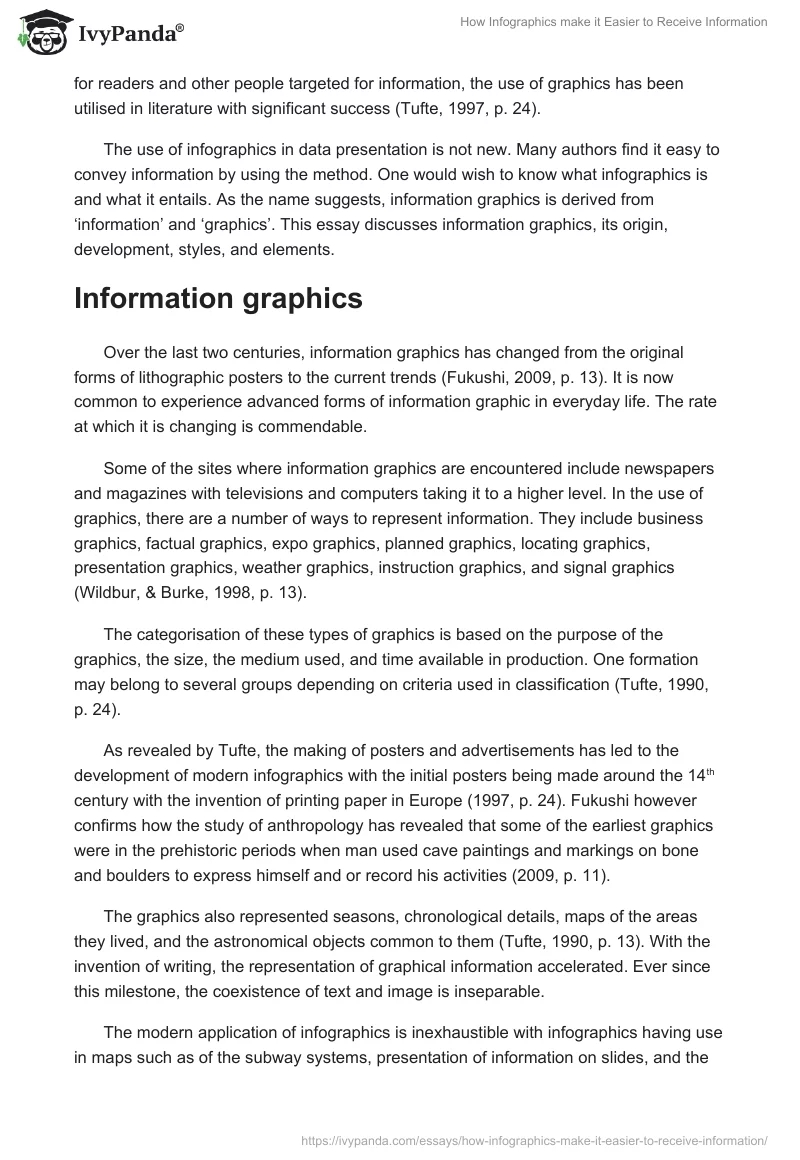How Infographics Make it Easier to Receive Information. Page 2