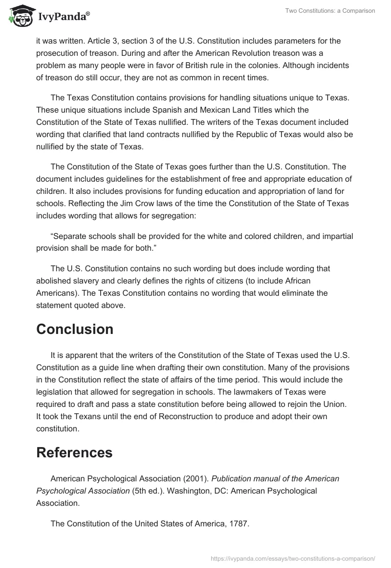Two Constitutions: a Comparison. Page 3