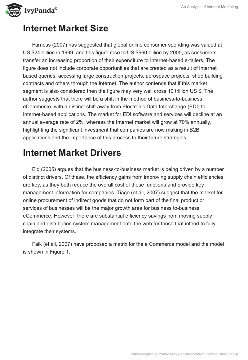 An Analysis of Internet Marketing. Page 2