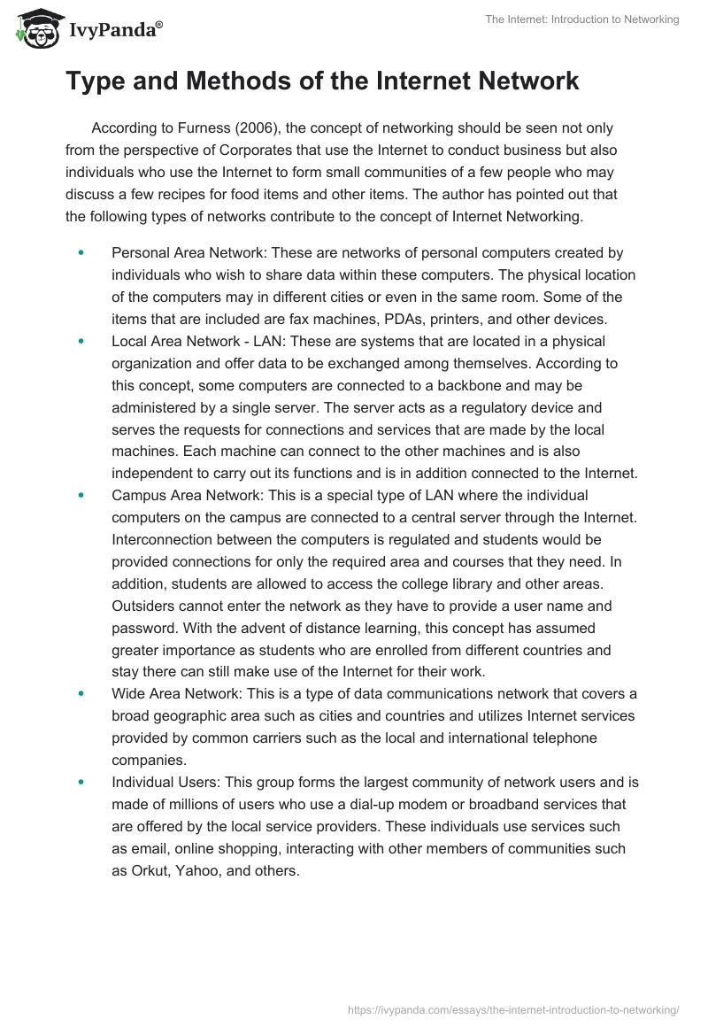 The Internet: Introduction to Networking. Page 2