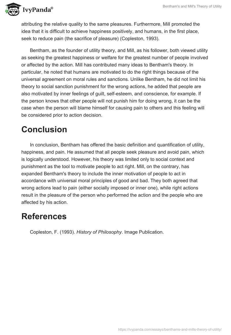 Bentham's and Mill's Theory of Utility. Page 2