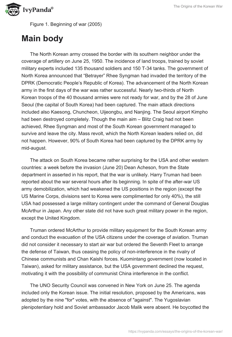 The Origins of the Korean War. Page 4