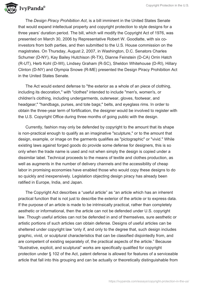 Copyright Protection in the U.S.. Page 2