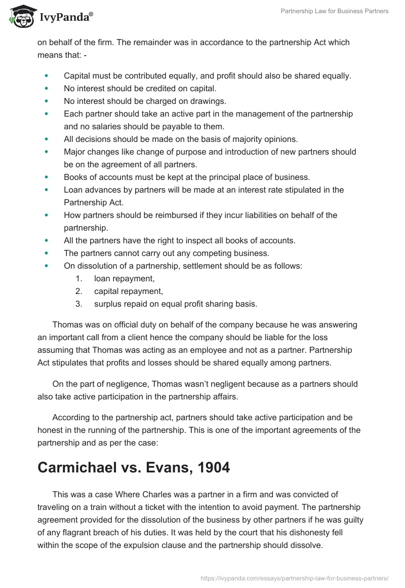 Partnership Law for Business Partners. Page 3