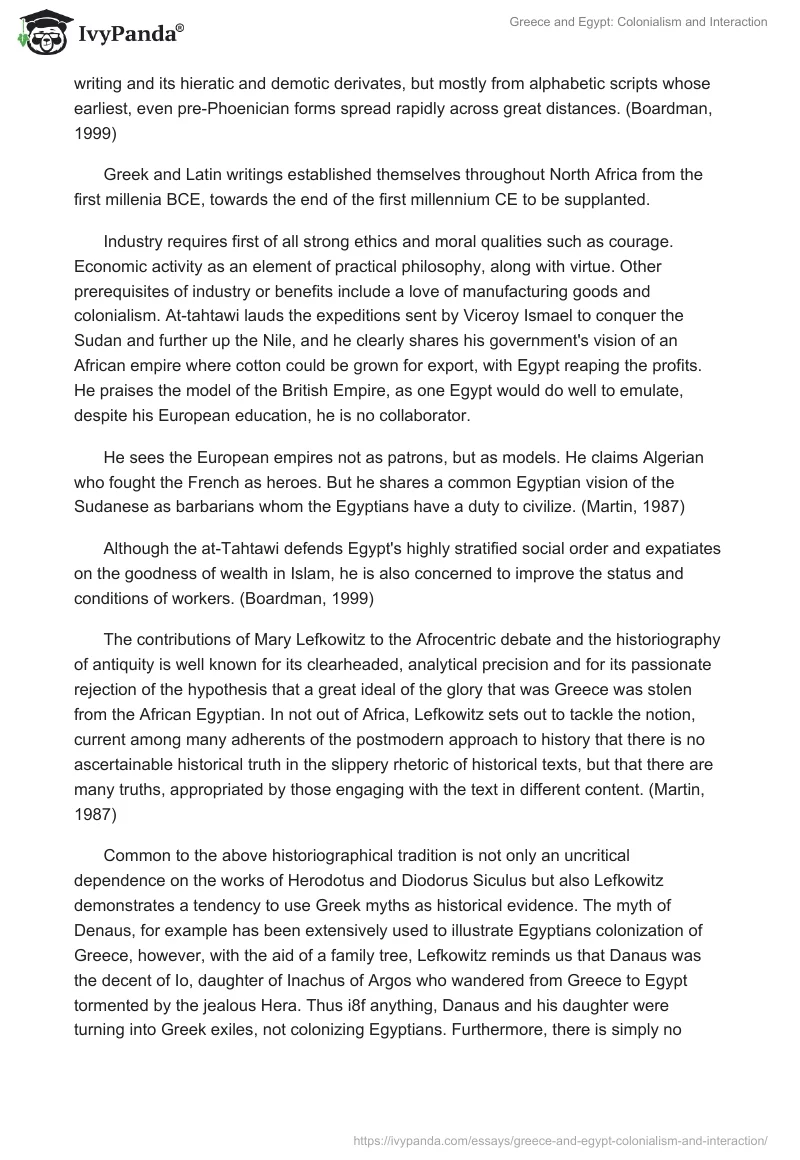 Greece and Egypt: Colonialism and Interaction. Page 4