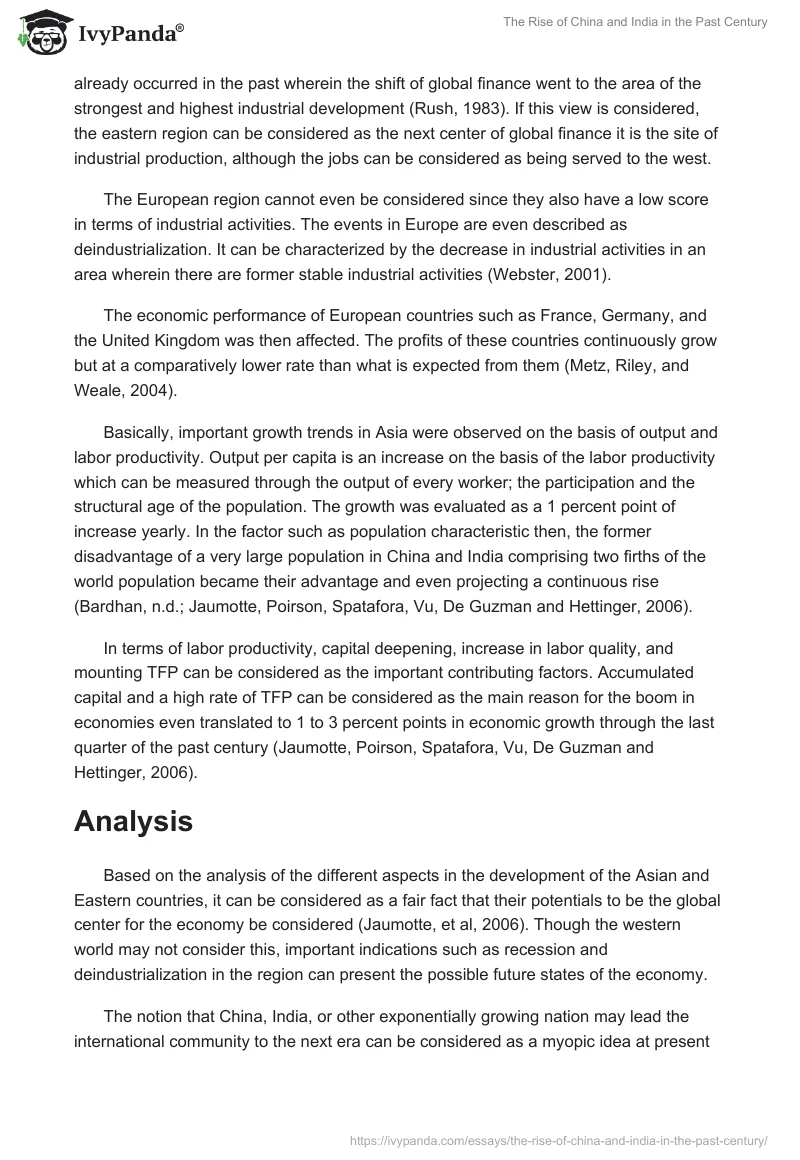 The Rise of China and India in the Past Century. Page 5