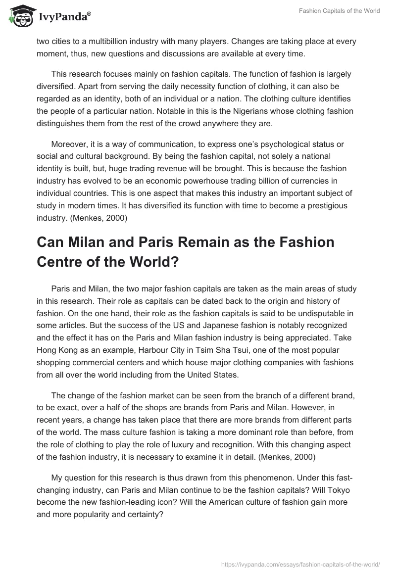 Fashion Capitals of the World. Page 2