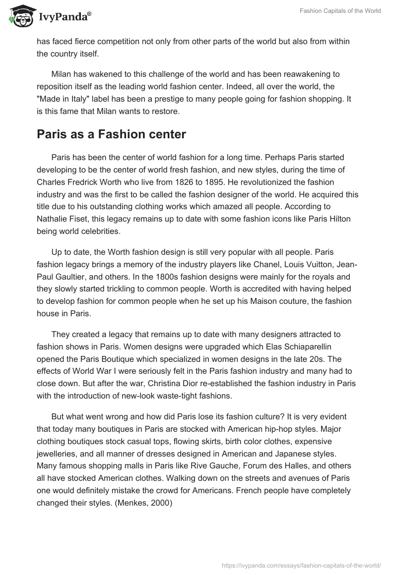Fashion Capitals of the World. Page 5