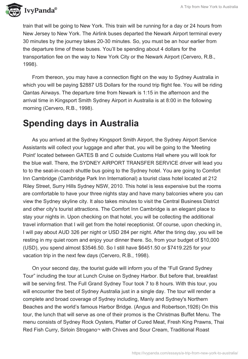 A Trip from New York to Australia. Page 2