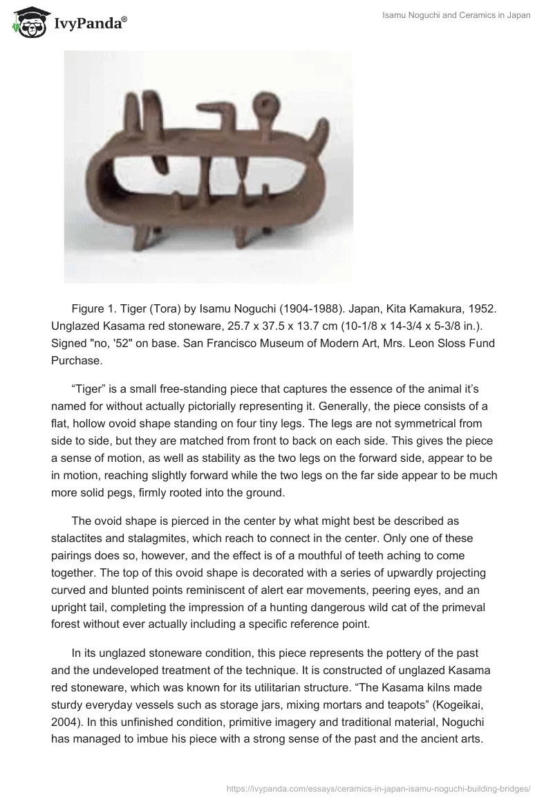 Isamu Noguchi and Ceramics in Japan. Page 3