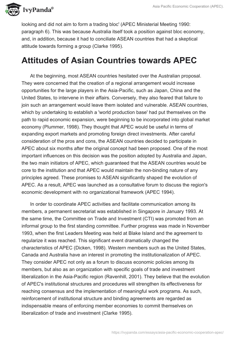 Asia Pacific Economic Cooperation (APEC).. Page 2