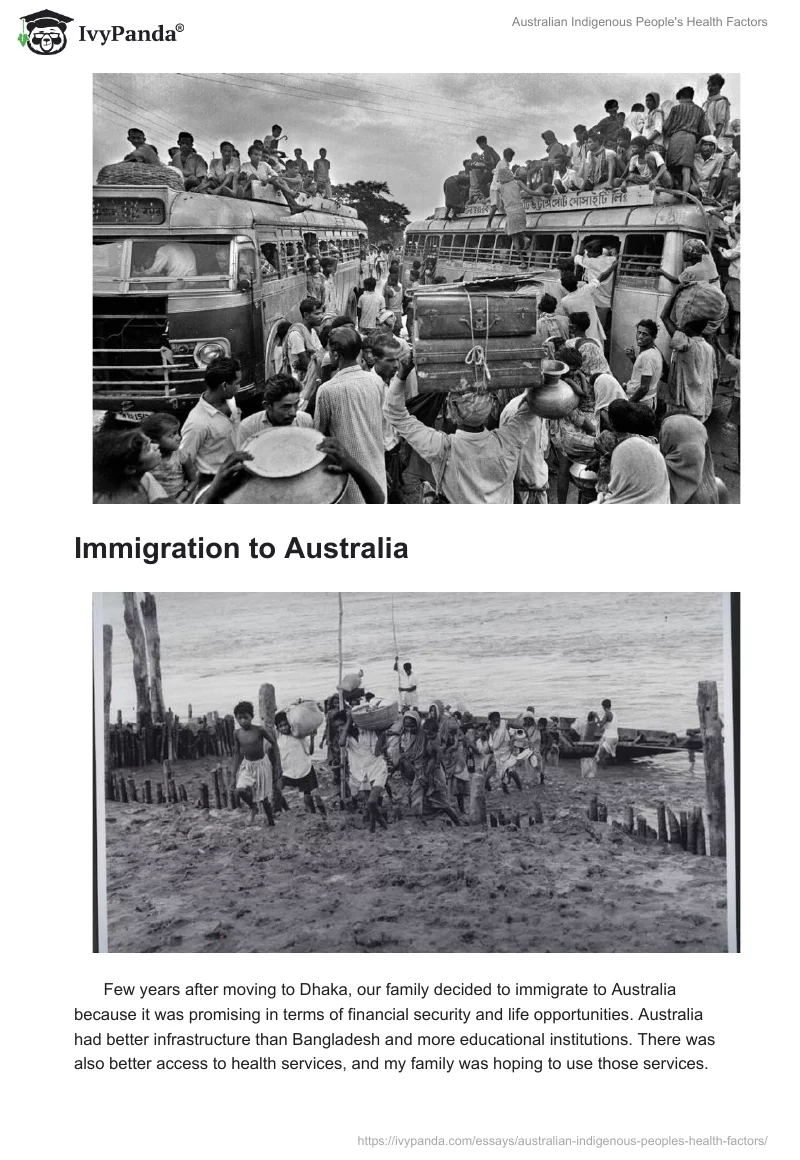 Australian Indigenous People's Health Factors. Page 4