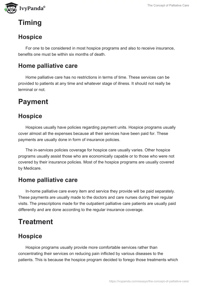 The Concept of Palliative Care. Page 5