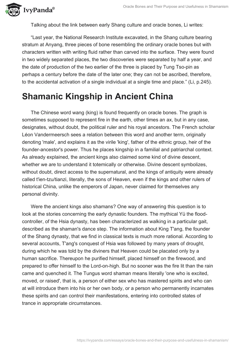 Oracle Bones and Their Purpose and Usefulness in Shamanism. Page 5