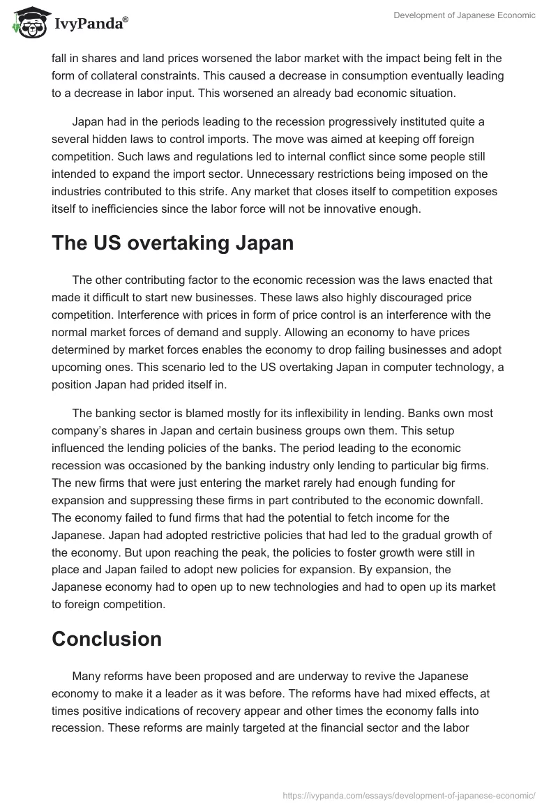 Development of Japanese Economic. Page 3