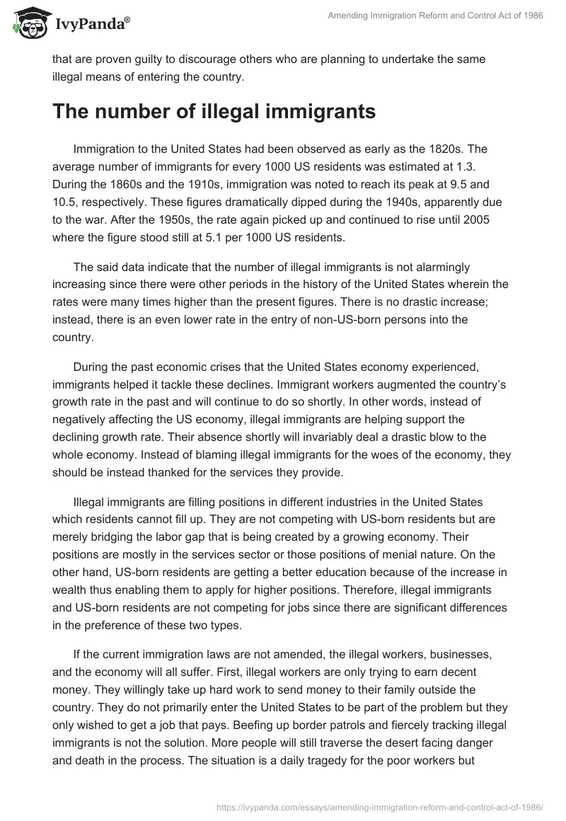 Amending Immigration Reform and Control Act of 1986. Page 3