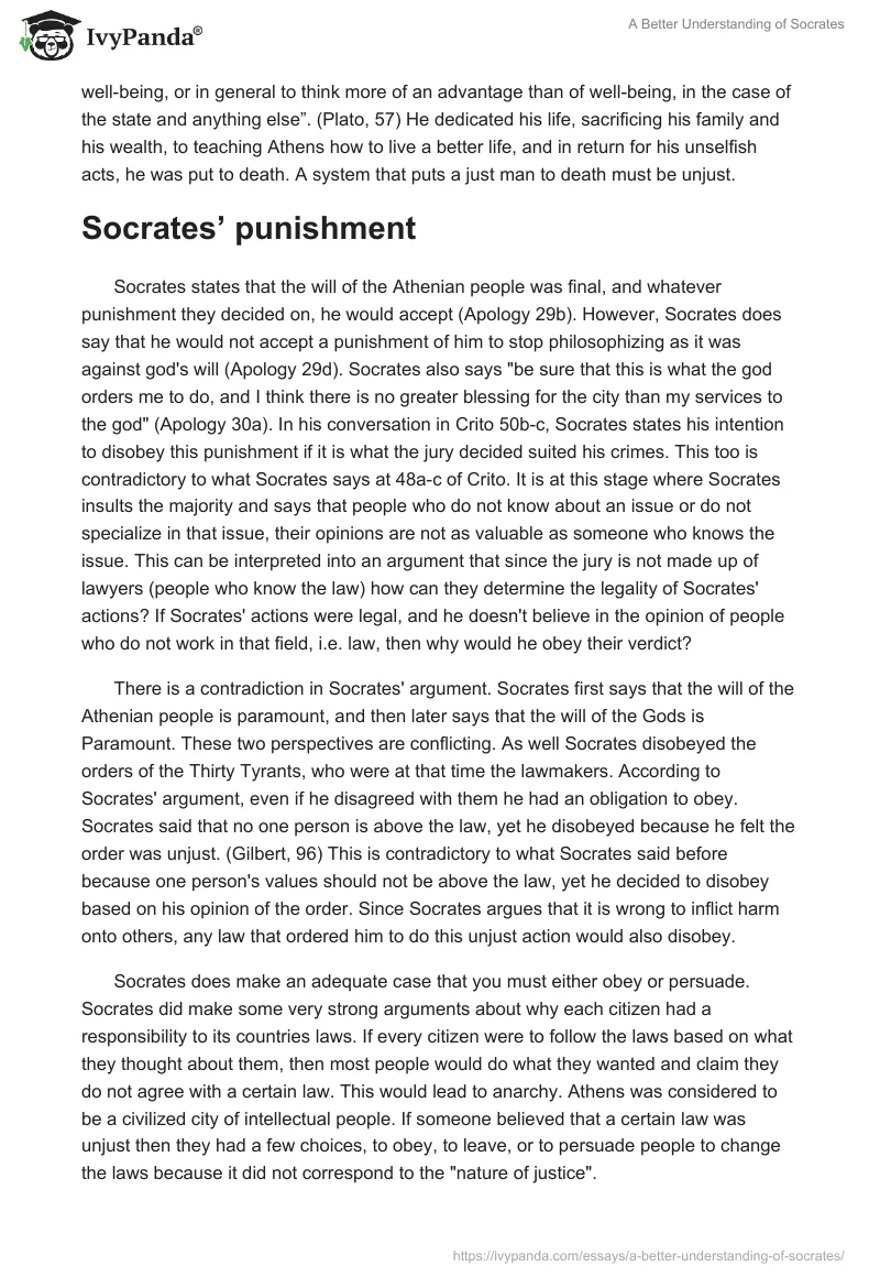 A Better Understanding of Socrates. Page 2