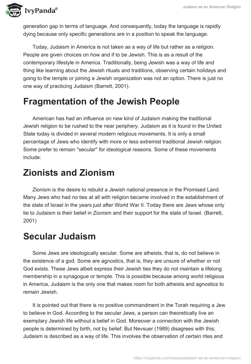 Judaism as an American Religion. Page 5