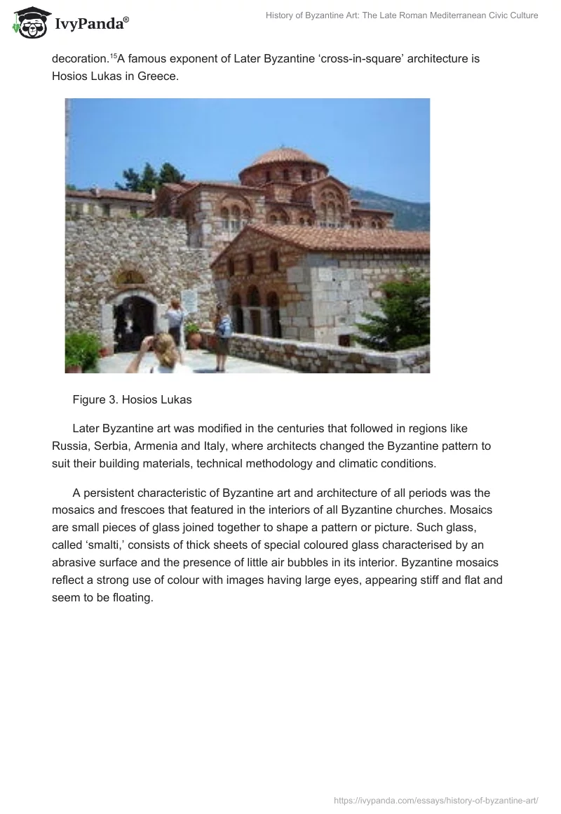 History of Byzantine Art: The Late Roman Mediterranean Civic Culture. Page 4