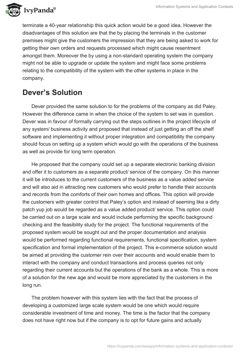 Information Systems and Application Contexts. Page 5