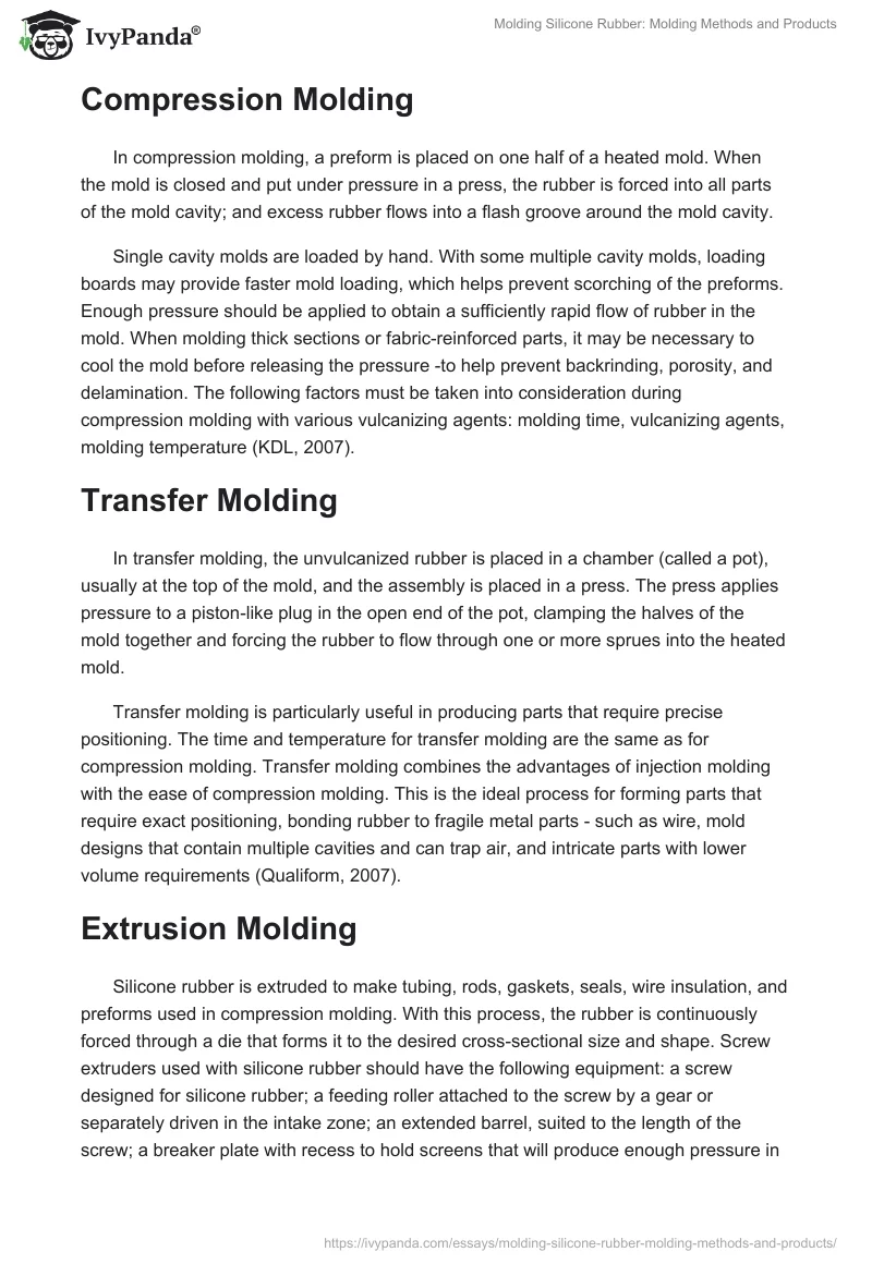 Molding Silicone Rubber: Molding Methods and Products. Page 2