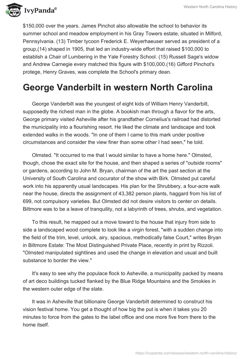 Western North Carolina History. Page 5