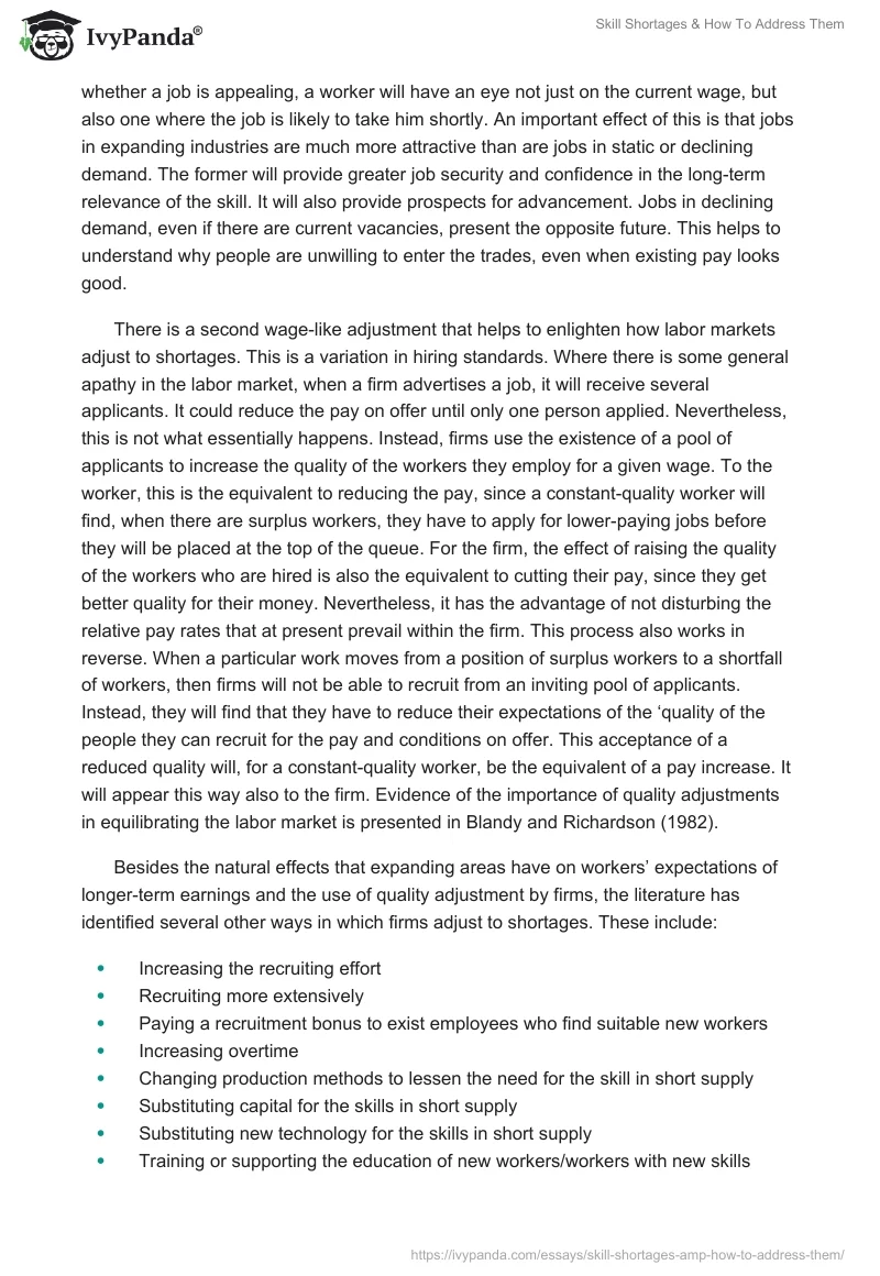Skill Shortages & How To Address Them. Page 5