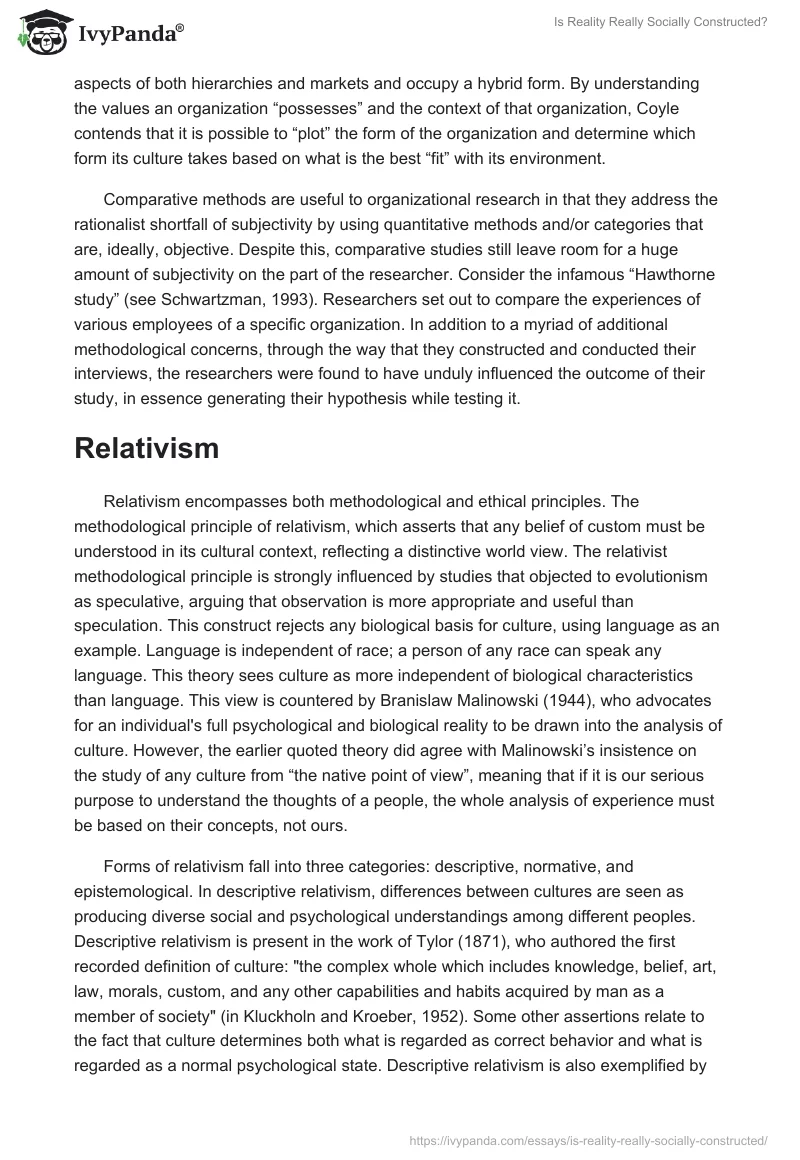 Is Reality Really Socially Constructed?. Page 5