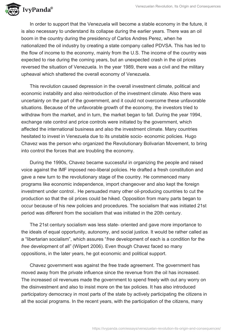 Venezuelan Revolution, Its Origin and Consequences. Page 3