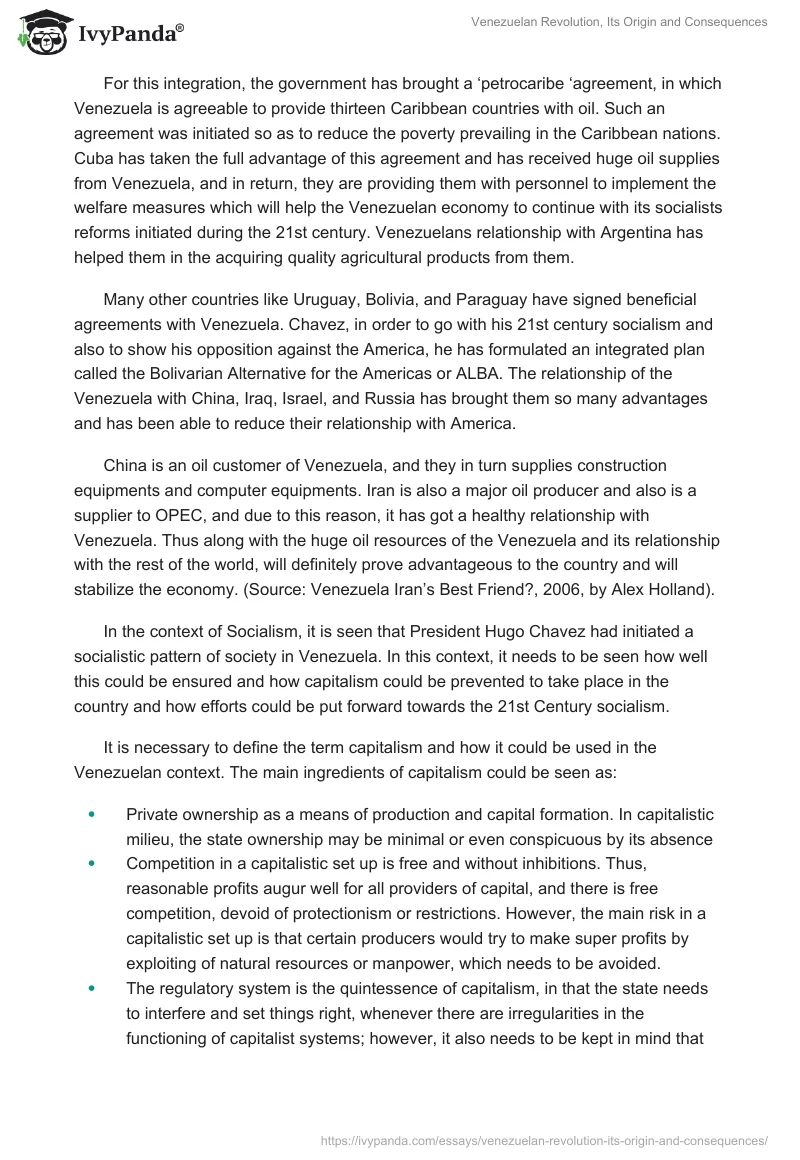 Venezuelan Revolution, Its Origin and Consequences. Page 5