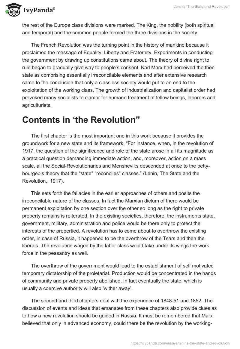 Lenin’s ‘The State and Revolution’. Page 2