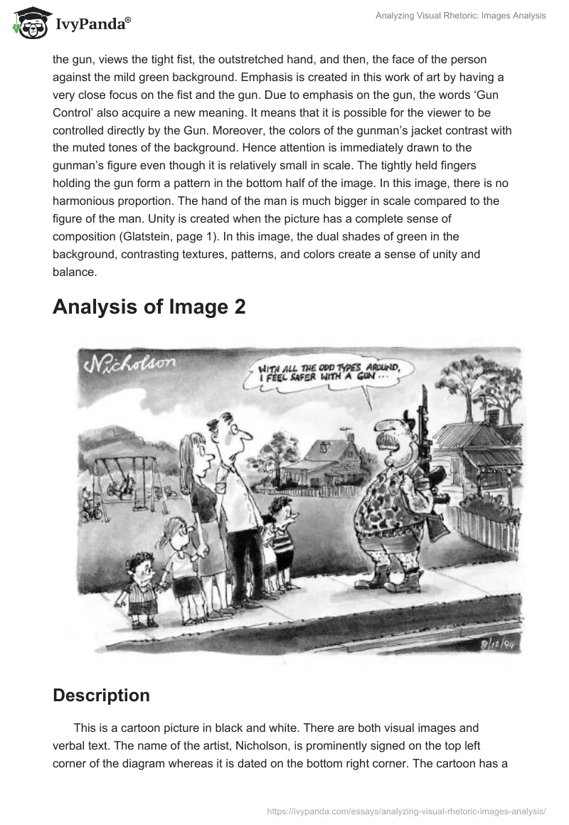 Analyzing Visual Rhetoric: Images Analysis. Page 4