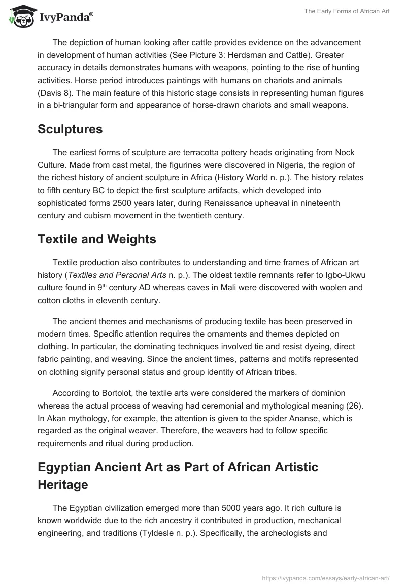 The Early Forms of African Art. Page 3