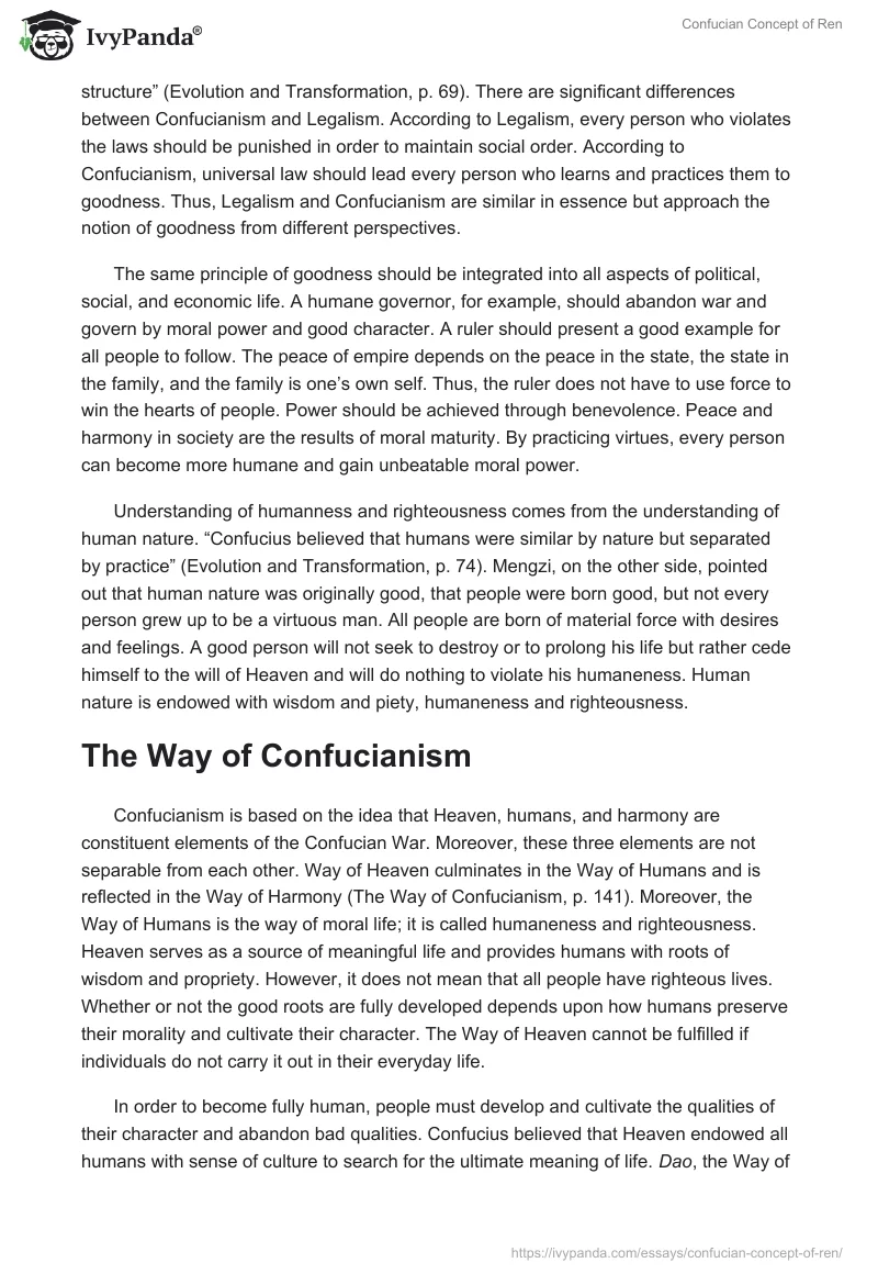 Confucian Concept of Ren. Page 3