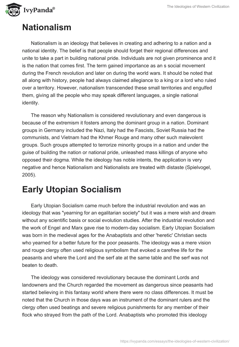 The Ideologies of Western Civilization. Page 2