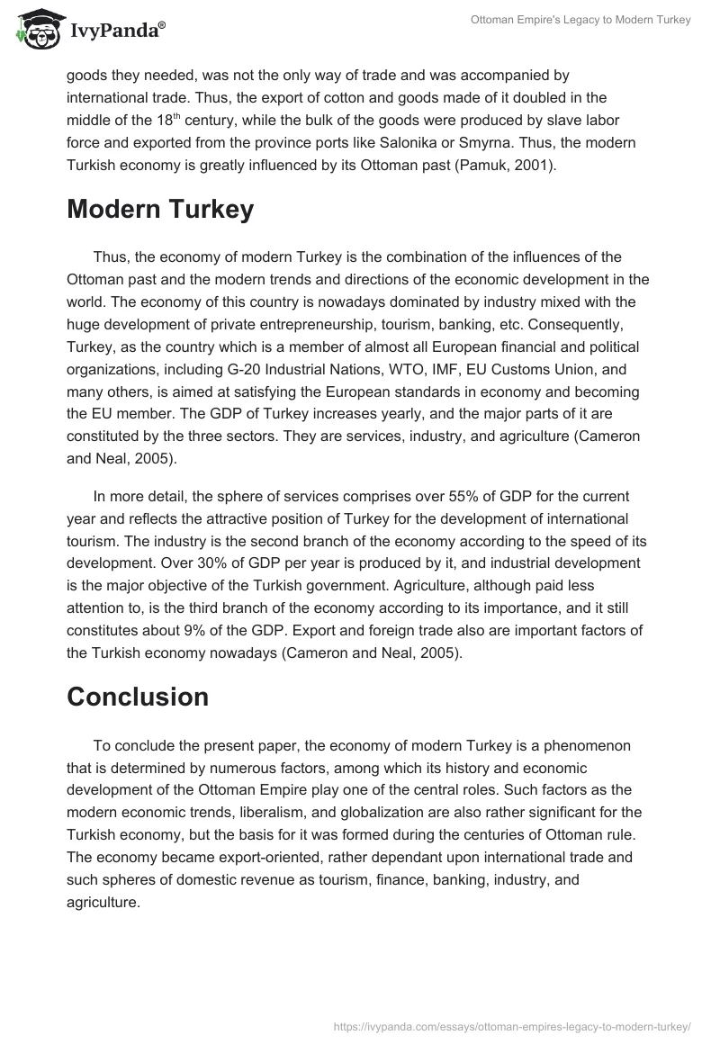 Ottoman Empire's Legacy to Modern Turkey. Page 3