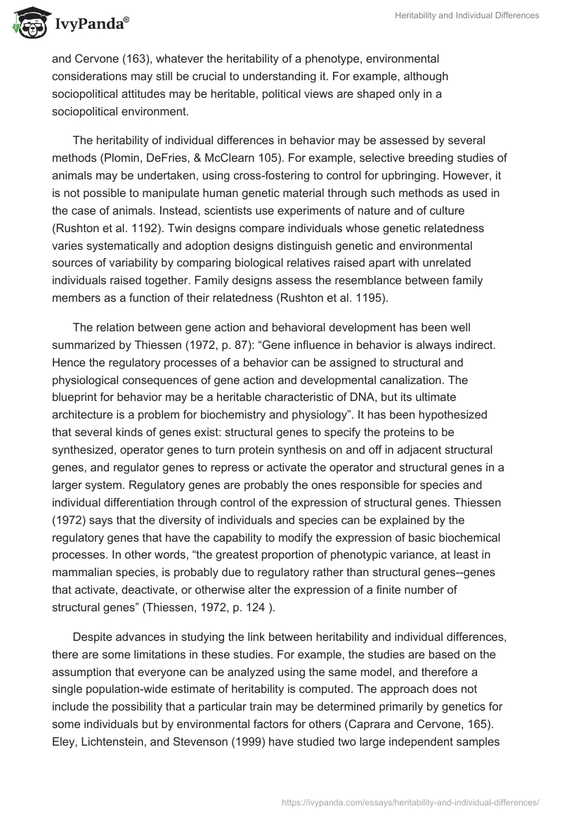 Heritability and Individual Differences. Page 2