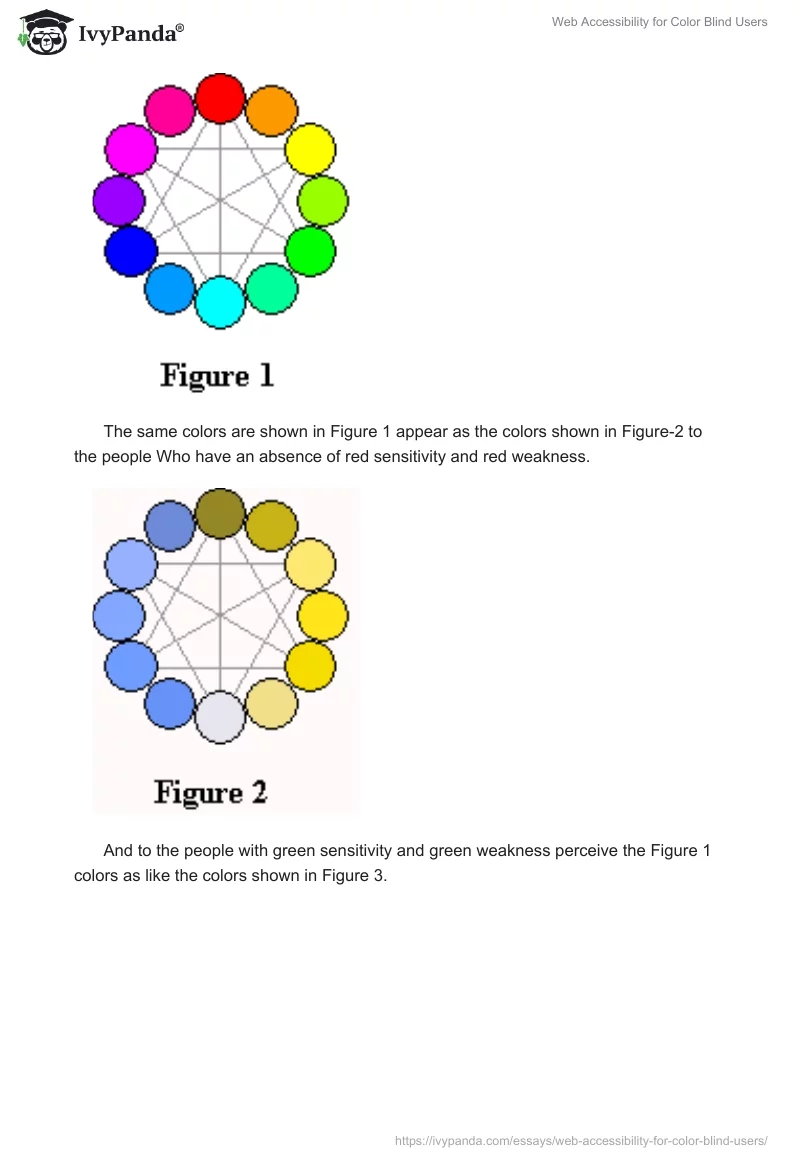 Web Accessibility for Color Blind Users. Page 3